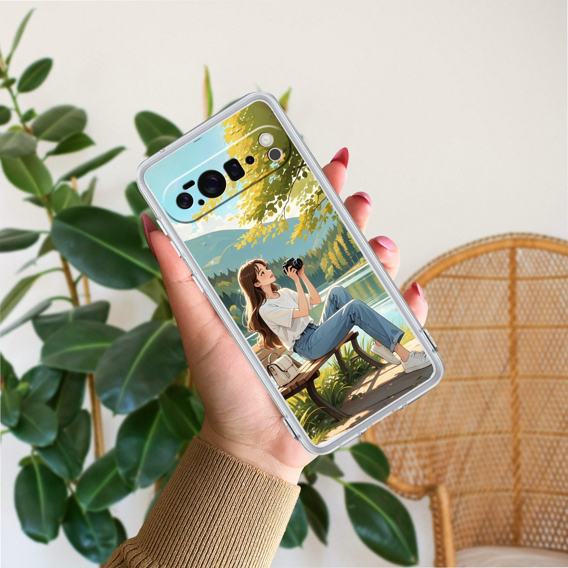 Natures Frame Anti Yellow Case For Google Pixel 10 Pro XL