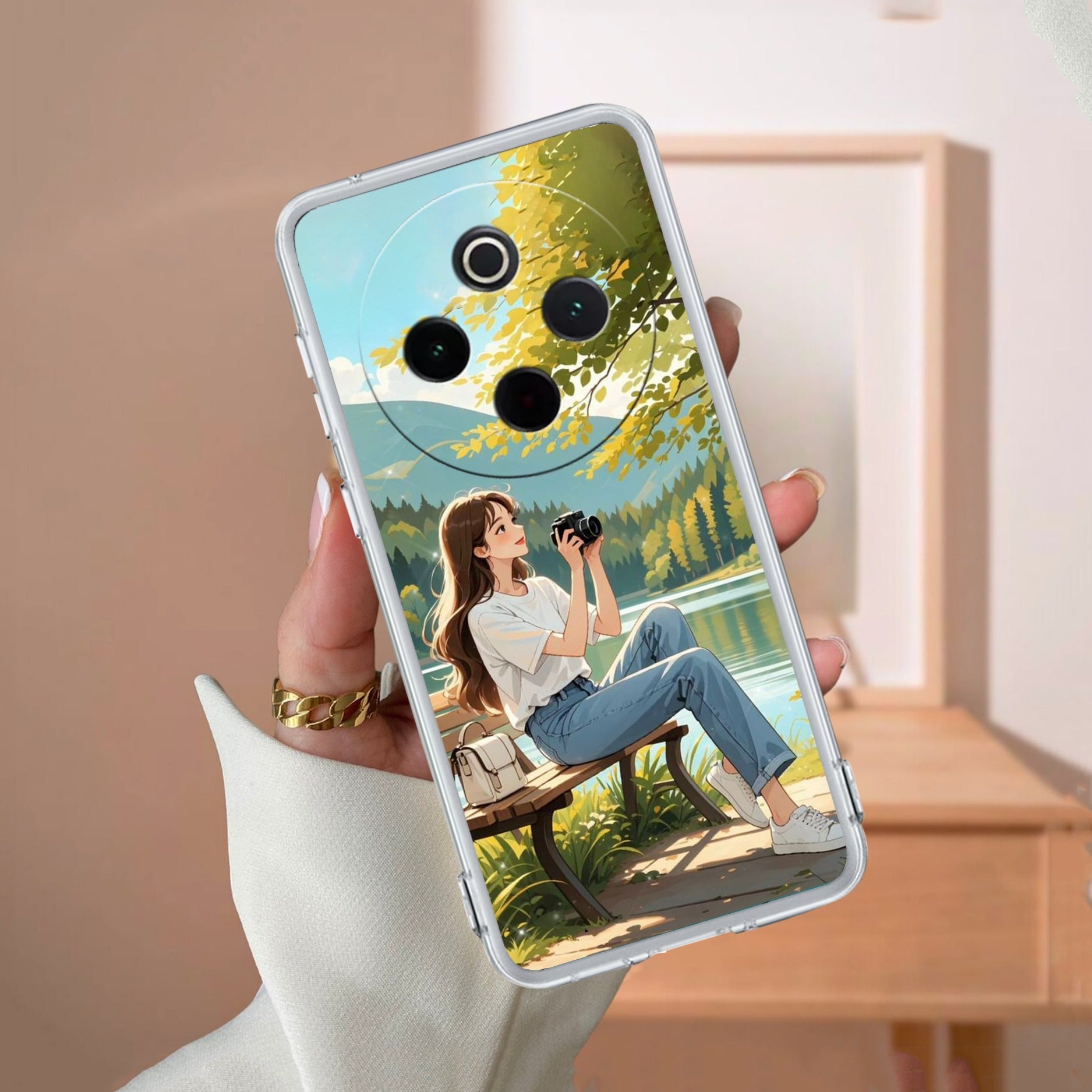 Nature-s Frame Anti Yellow Case For iQOO Z10 5G