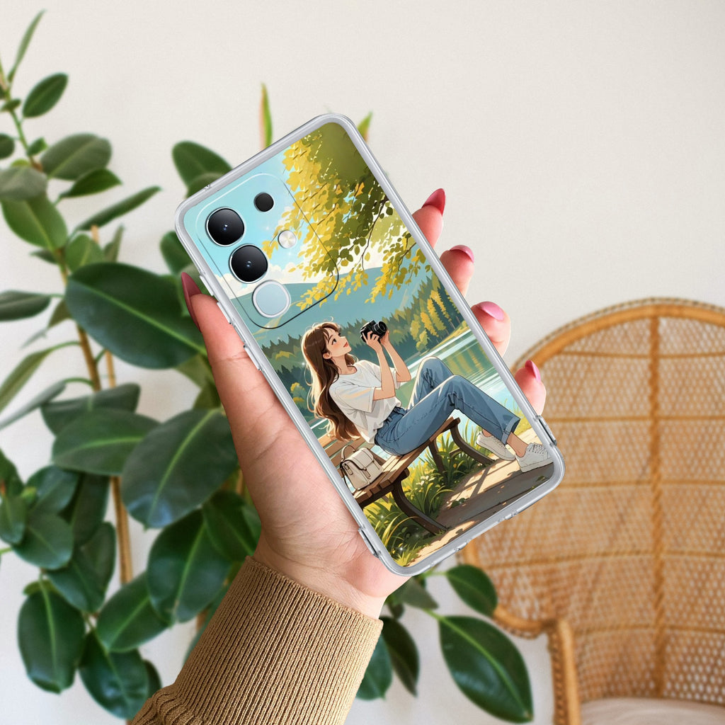 Nature-s Frame Anti Yellow Case For iQOO Z10x 5G