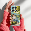 Natures Frame Transparent Silicon Case For Motorola Signature 5G