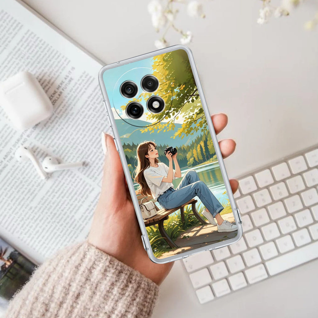 Nature's Frame Anti Yellow Case For OnePlus 13R 5G