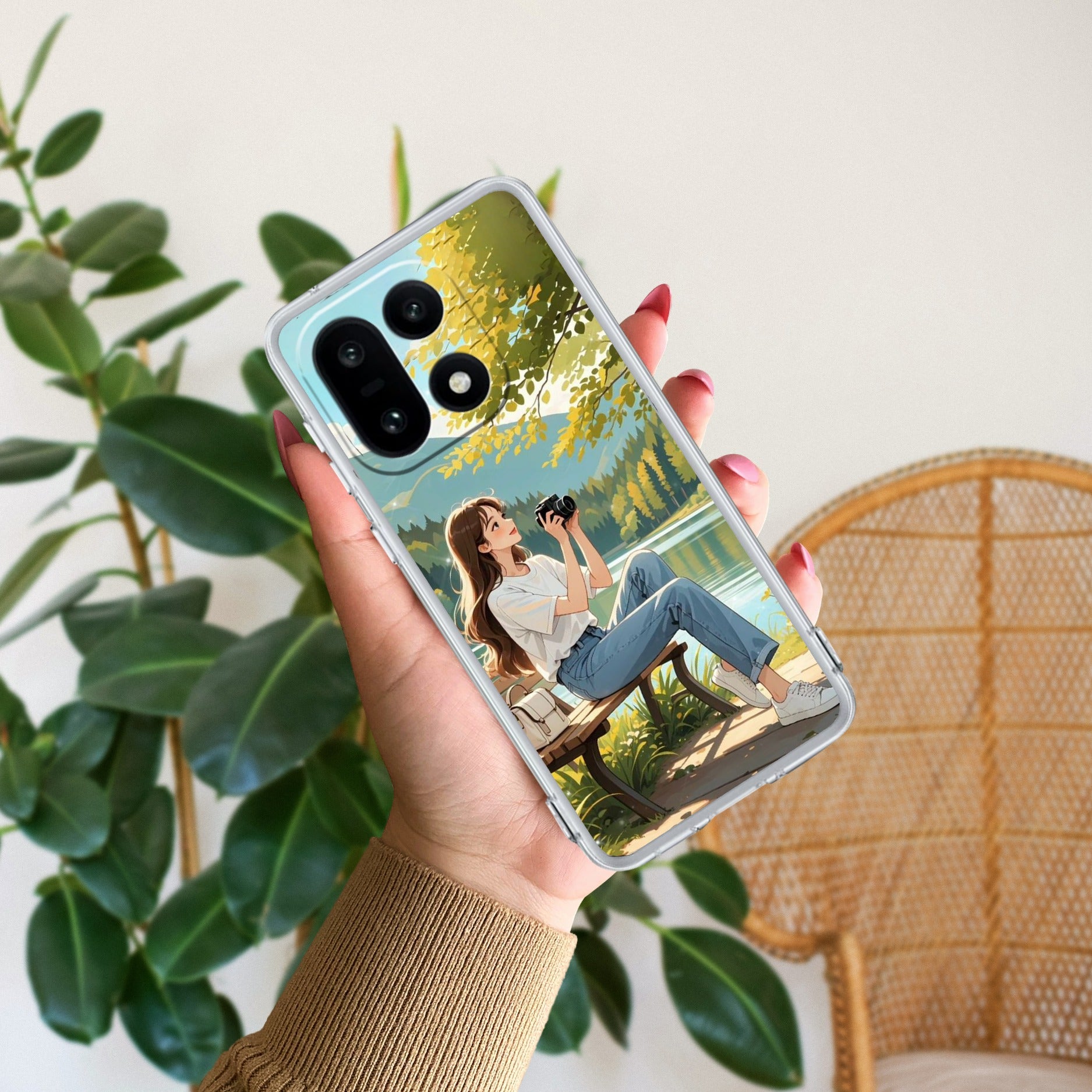Nature's Frame Anti Yellow Case For OnePlus 15 5G
