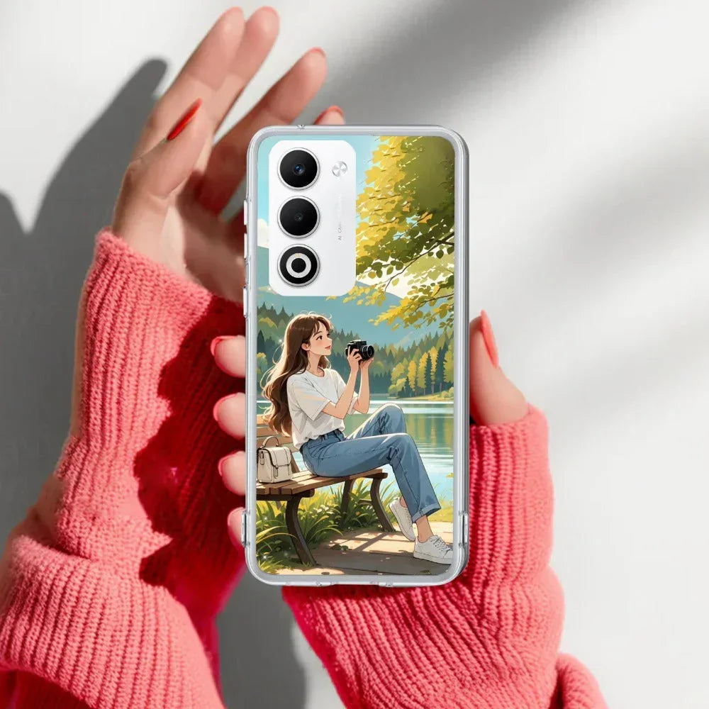Nature-s Frame Anti Yellow Case For Oppo A5 5G