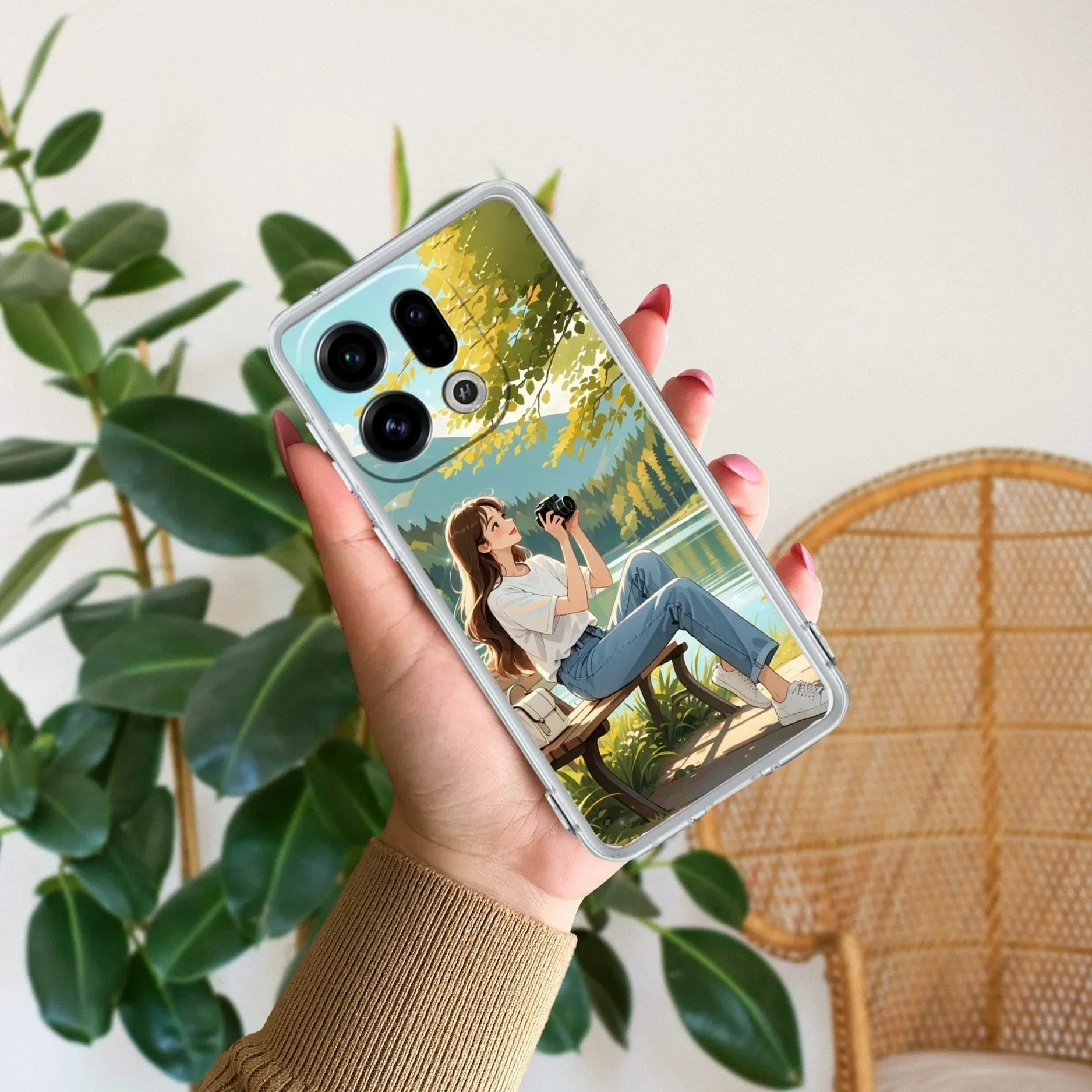Nature-s Frame Anti Yellow Case For Oppo Find X9 5G