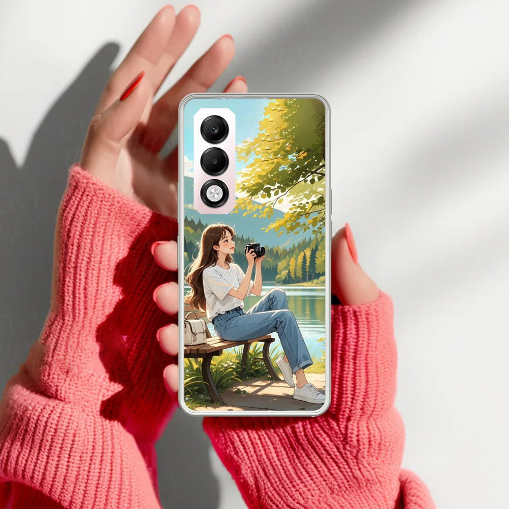 Nature’s Frame Transparent Silicon Case For Oppo