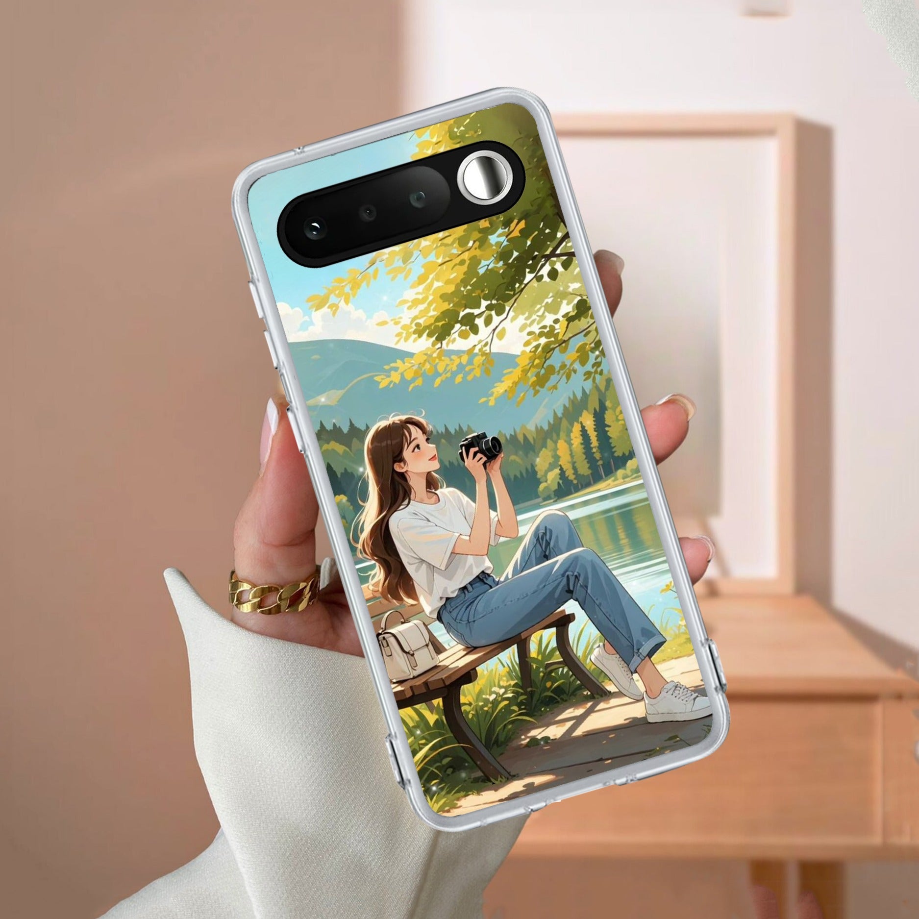 Natures Frame Anti Yellow Case For Realme 16 5G