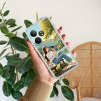 Natures Frame Transparent Silicon Case For Realme Narzo 30A / Realme C12 / Realme Narzo 20