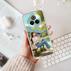 Natures Frame Transparent Silicon Case For Realme Narzo 60X /  Realme 11X