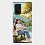 Nature's Frame Glass Case Cover For Iqoo 7 5G