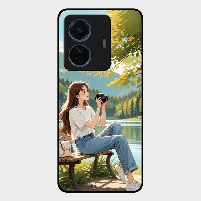 Nature’s Frame Glass Case Cover For Iqoo Z6 Pro 5G