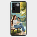 Nature's Frame Glass Case Cover For Iqoo Z7 Pro 5G