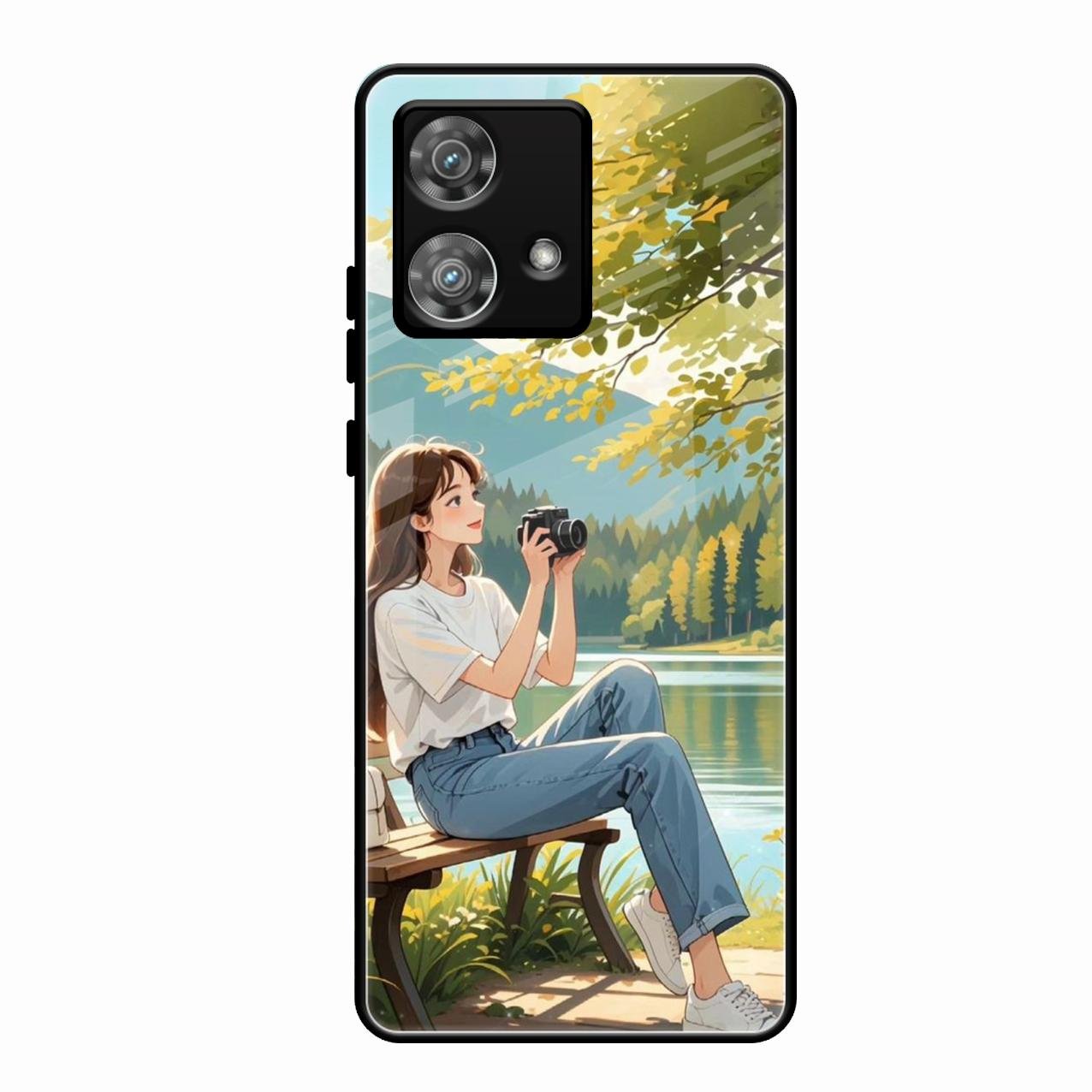 Nature’s Frame Glass Case Cover For Motorola Edge 40 5G