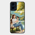 Nature’s Frame Glass Case Cover For Motorola G45 5G