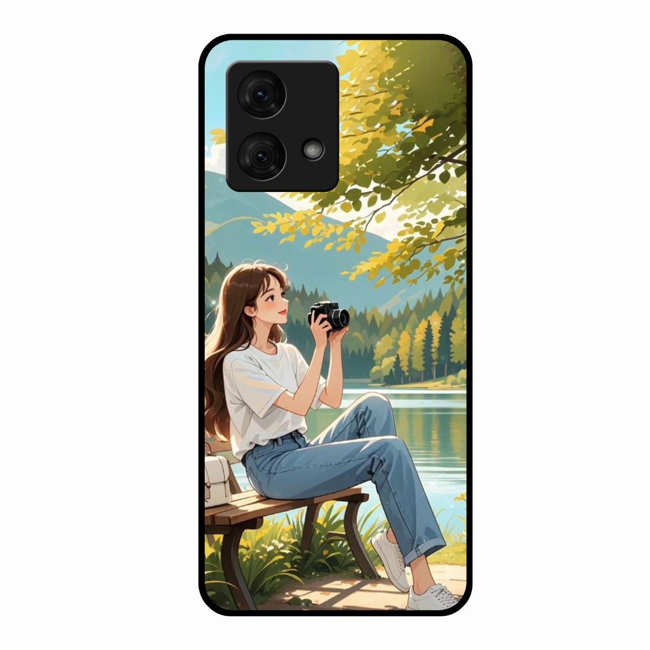 Nature’s Frame Glass Case Cover For Motorola g84 5G