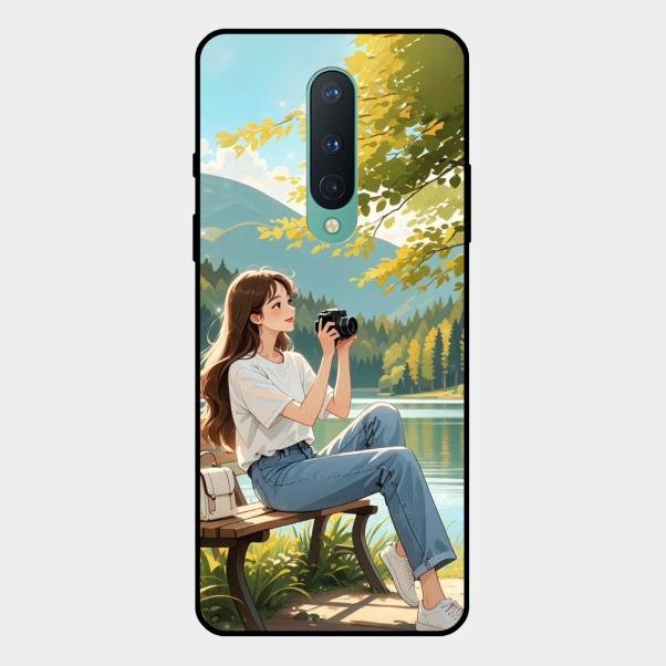 Nature’s Frame Glass Case Cover For Oneplus 8