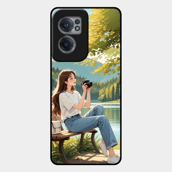 Nature’s Frame Glass Case Cover For Oneplus Nord Ce 2 5G