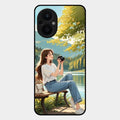 Nature’s Frame Glass Case Cover For Oppo F21S Pro 5G