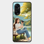 Nature's Frame Glass Case Cover For Oppo F23 5G