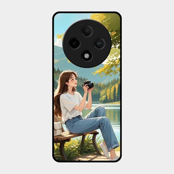 Nature’s Frame Glass Case Cover For Oppo F27 Pro Plus 5G
