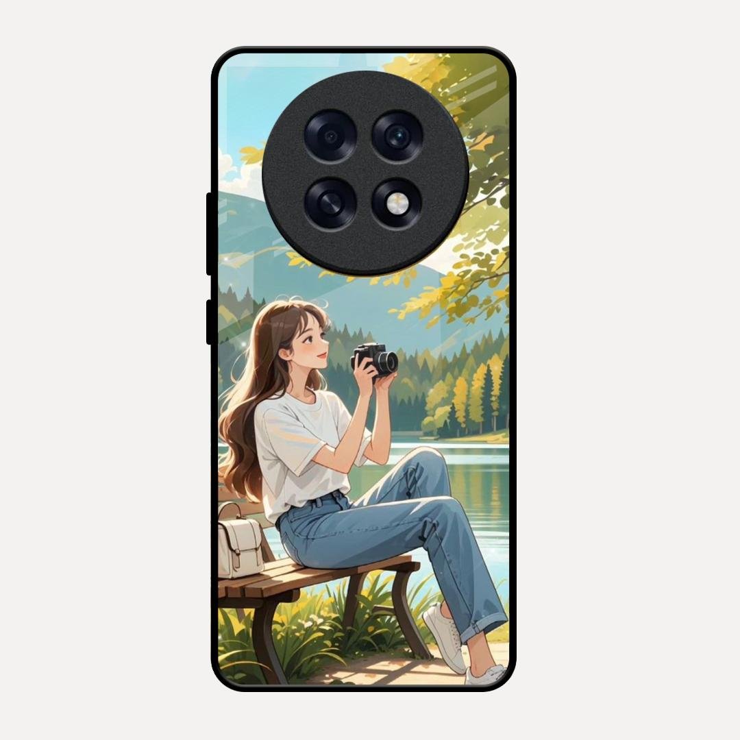 Nature’s Frame Glass Case Cover For Oppo F31 Pro Plus 5G