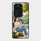 Nature's Frame Glass Case Cover For Oppo Reno 11 Pro 5G