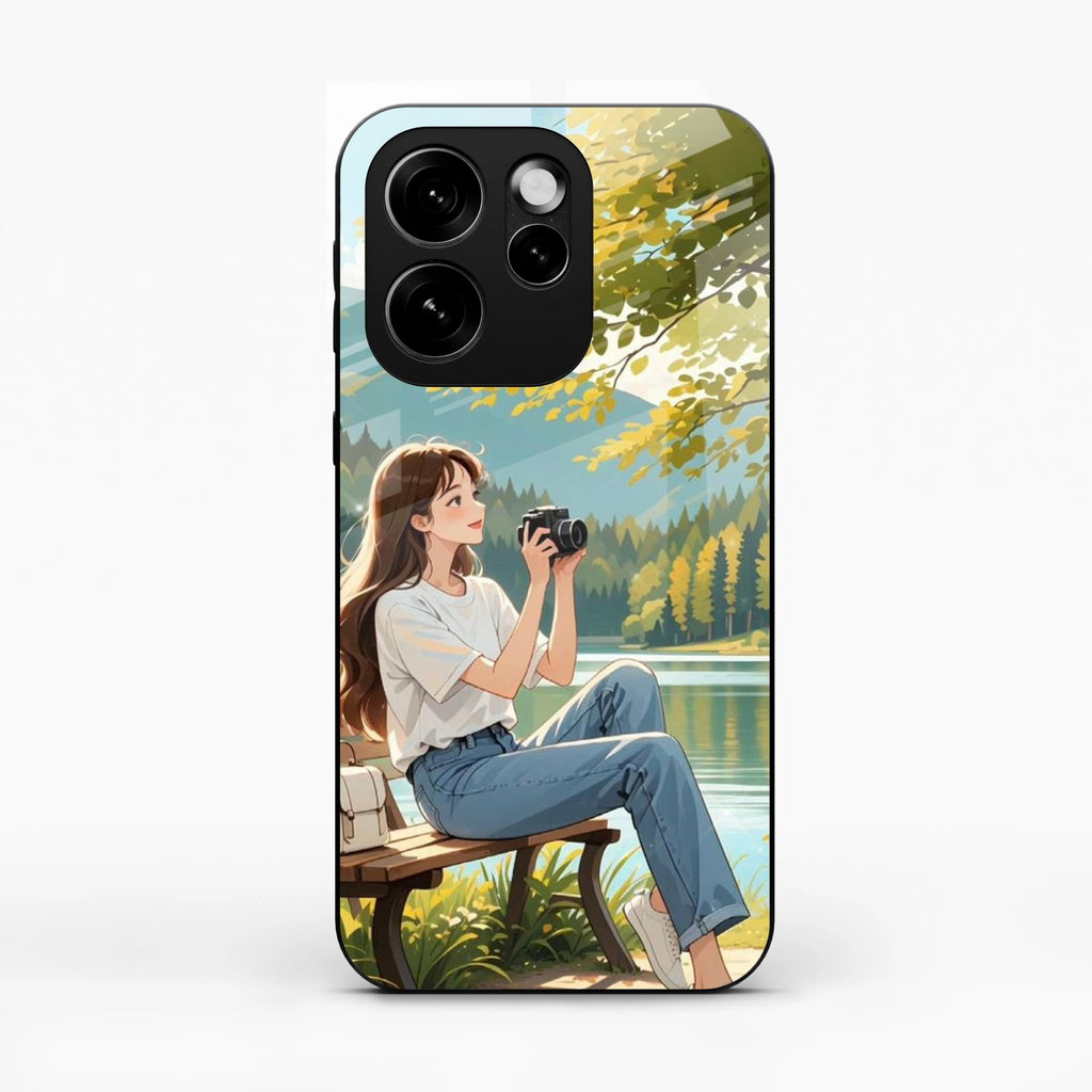 Nature's Frame Glass Case Cover For Oppo Reno 15C 5G