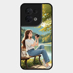 Nature's Frame Glass Case Cover For Oppo Reno 8 5G