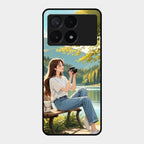 Nature's Frame Glass Case Cover For Poco X6 Pro 5G