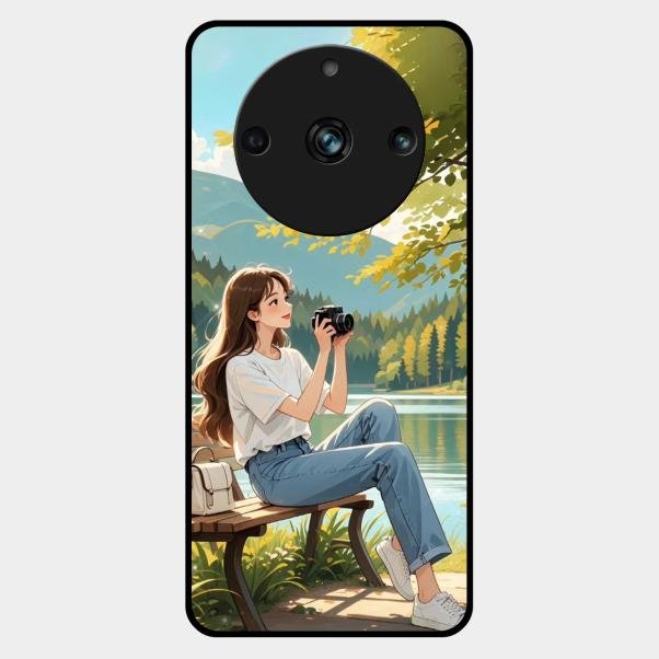 Nature’s Frame Glass Case Cover For Realme 11 Pro Plus 5G