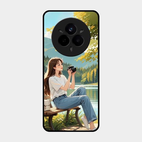 Nature’s Frame Glass Case Cover For Realme 14 Pro Plus 5G