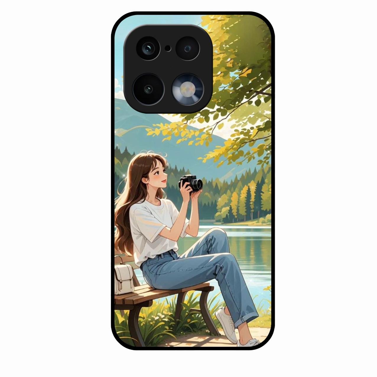 Nature’s Frame Glass Case Cover For Realme 16 Pro 5G