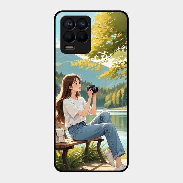 Nature’s Frame Glass Case Cover For Realme 8 Pro