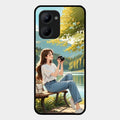 Nature’s Frame Glass Case Cover For Realme C33 2023