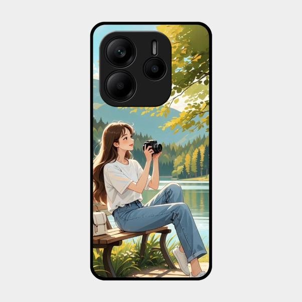 Nature’s Frame Glass Case Cover For Redmi Note 14 Se 5G