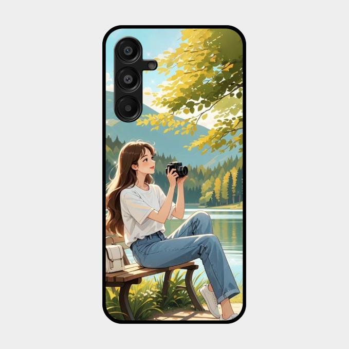 Nature’s Frame Glass Case Cover For Samsung Galaxy A16 5G