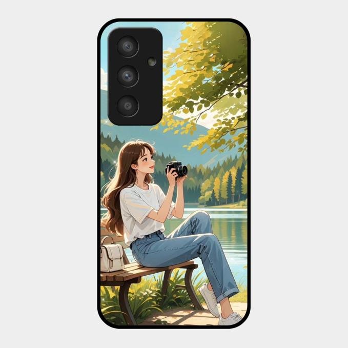 Nature’s Frame Glass Case Cover For Samsung Galaxy A54 5G