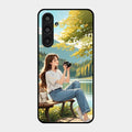 Nature’s Frame Glass Case Cover For Samsung Galaxy M35 5G