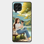 Nature's Frame Glass Case Cover For Samsung Galaxy M53 5G