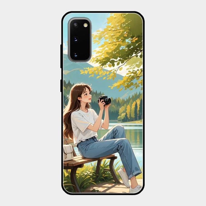 Nature’s Frame Glass Case Cover For Samsung Galaxy S20