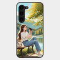 Nature’s Frame Glass Case Cover For Samsung Galaxy S23 Plus 5G