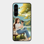 Nature's Frame Glass Case Cover For Samsung Galaxy S24 Plus 5G