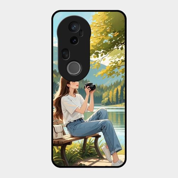 Nature’s Frame Glass Case Cover For Vivo T4 Ultra 5G