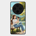 Nature's Frame Glass Case Cover For Vivo X100 5G
