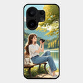 Nature’s Frame Glass Case Cover For Vivo X200 Fe 5G