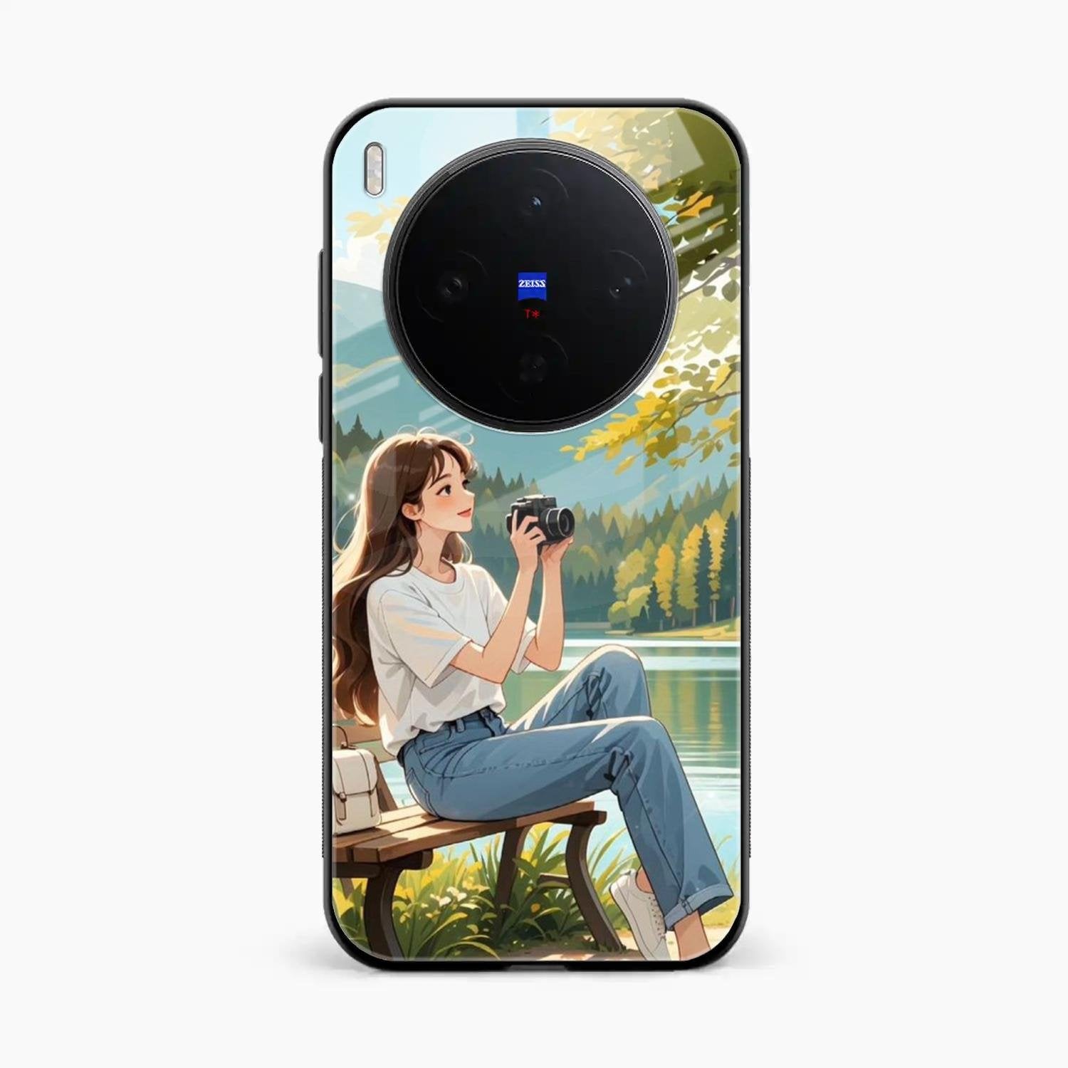 Nature’s Frame Glass Case Cover For Vivo X300 5G