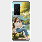 Nature's Frame Glass Case Cover For Vivo X60 Pro Plus 5G