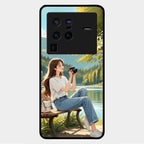Nature's Frame Glass Case Cover For Vivo X80 Pro 5G
