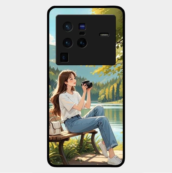 Nature’s Frame Glass Case Cover For Vivo X80 Pro 5G