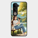 Nature's Frame Glass Case Cover For Vivo Y400 5G
