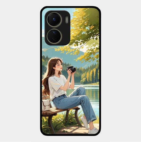 Nature’s Frame Glass Case Cover For Vivo Y56 5G